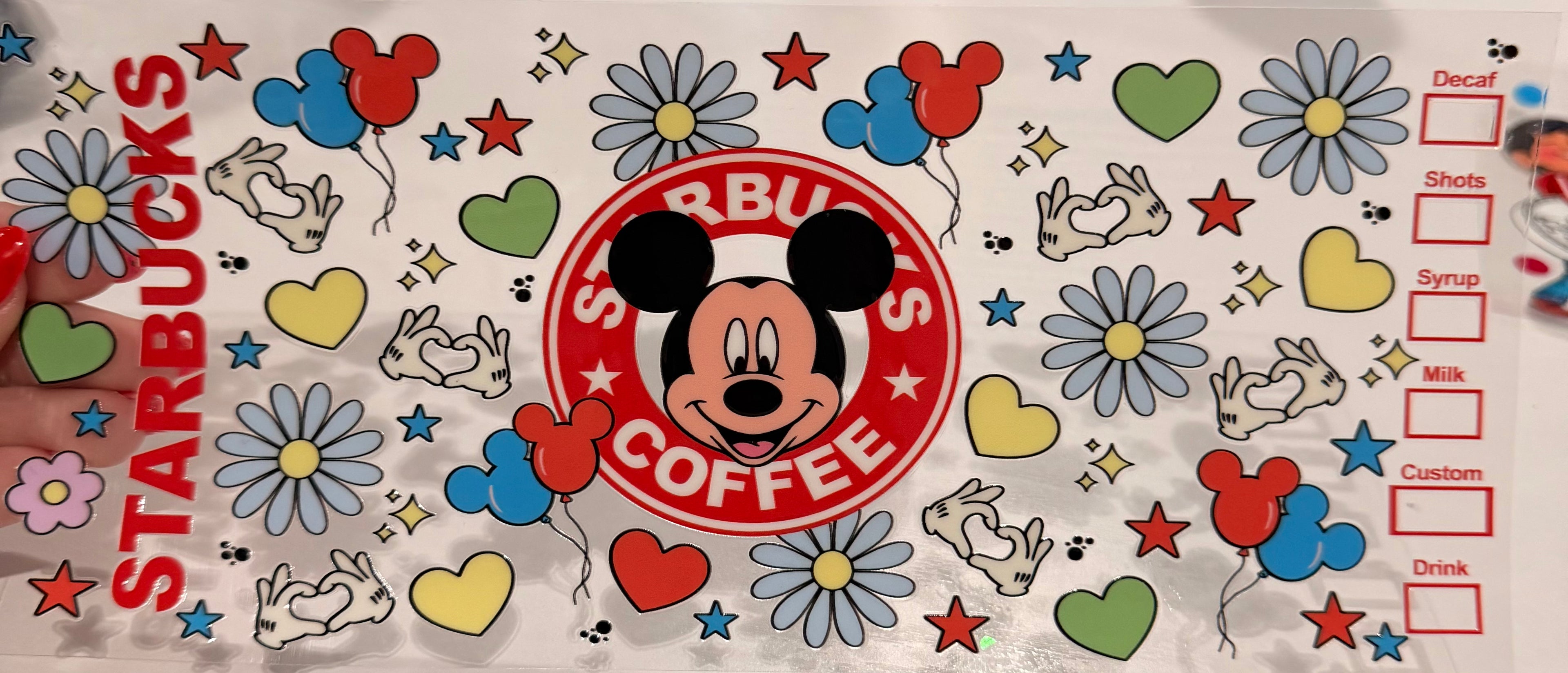 Disney Wrap 069 cup design