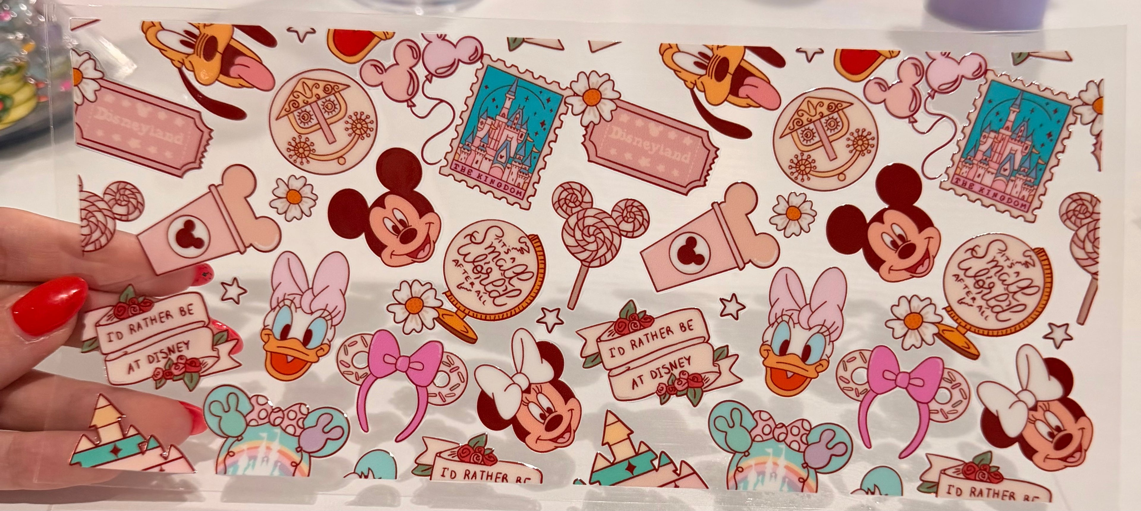 Disney Wrap 104 cup design