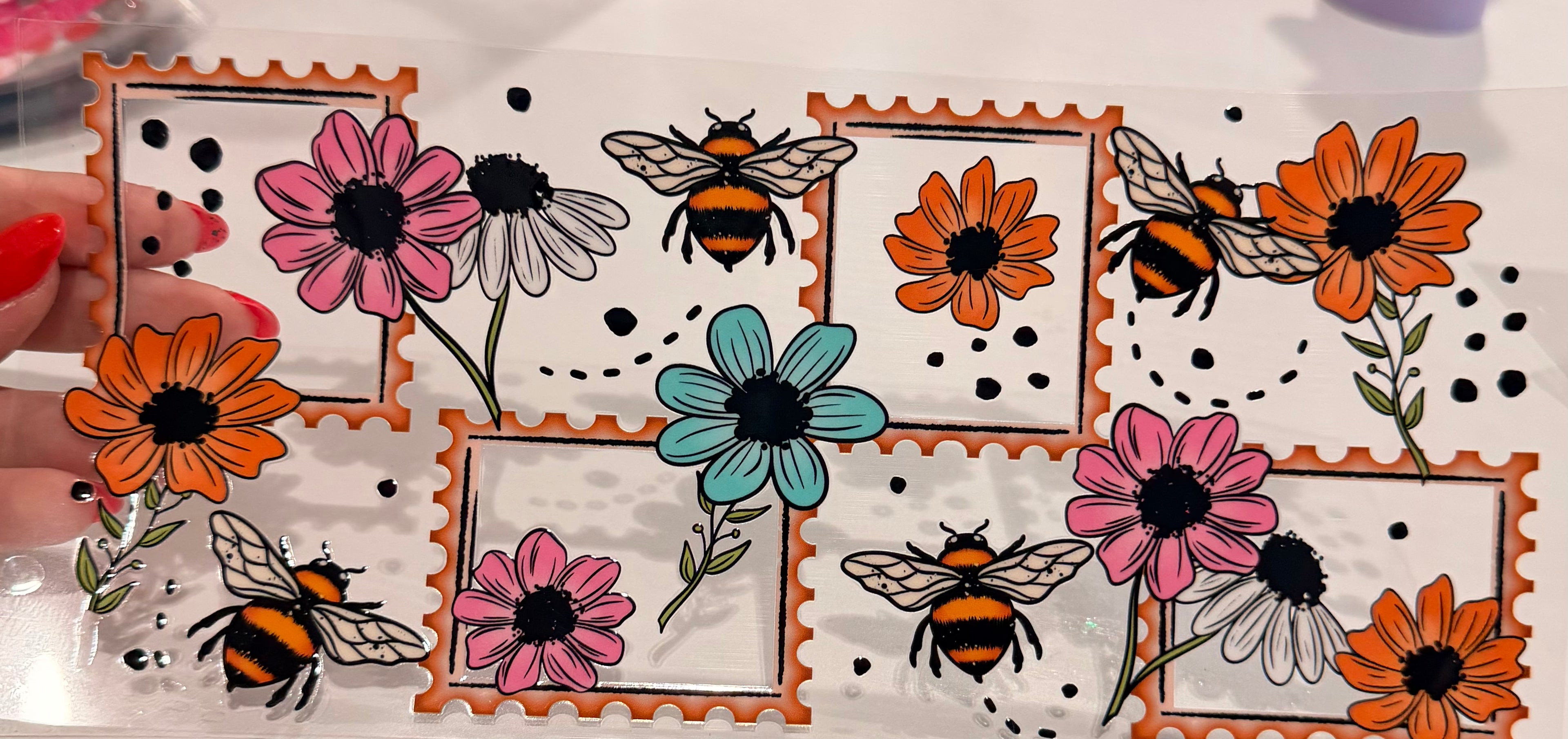 Floral & Nature Wrap 012 cup design