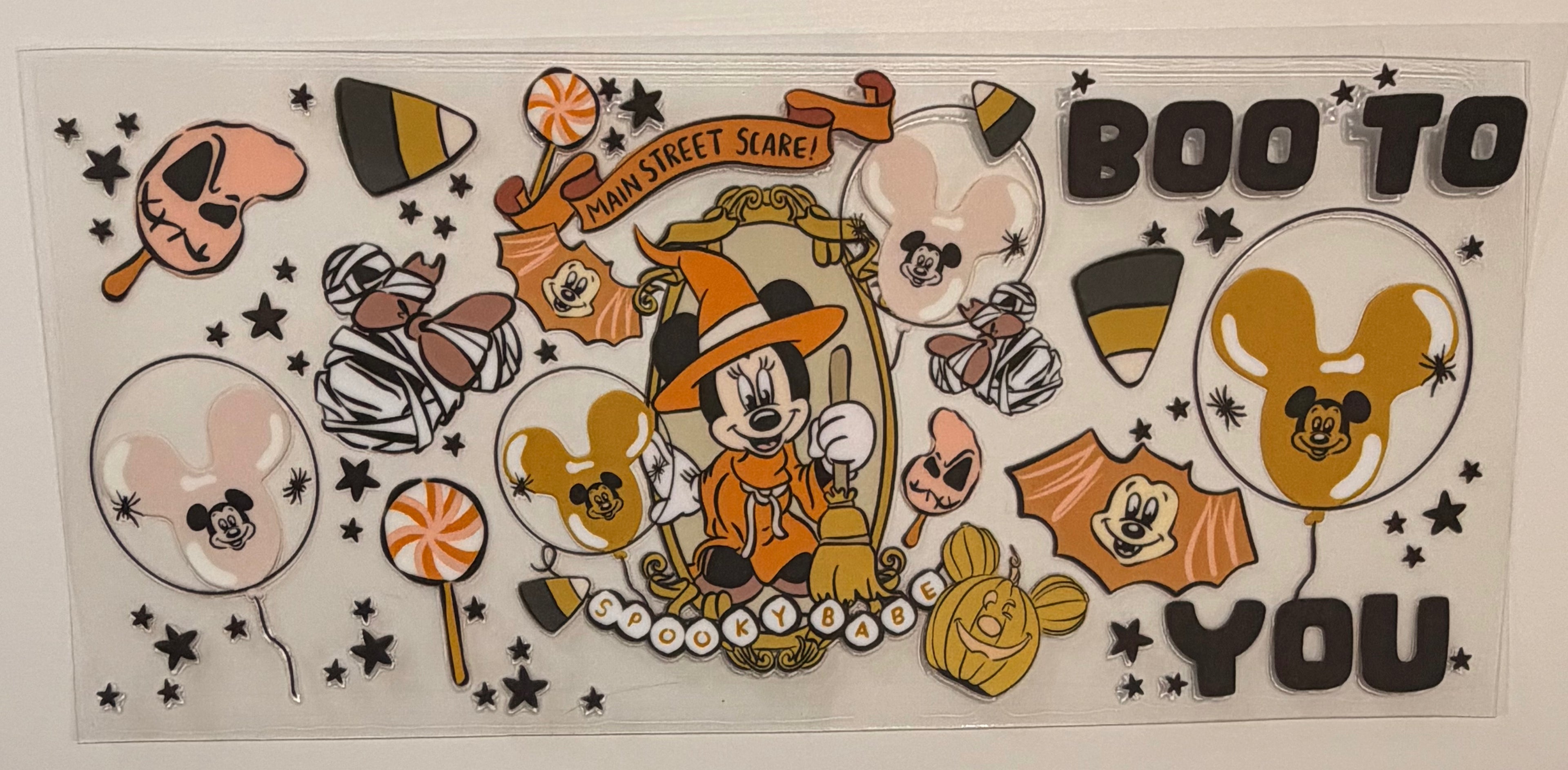 Horror & Halloween Wrap 001 cup design