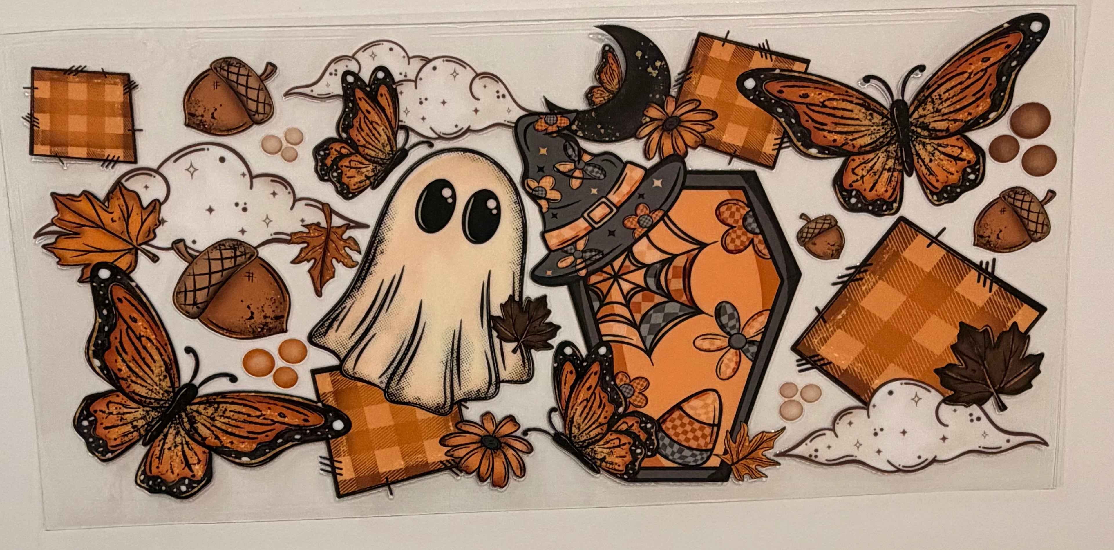 Horror & Halloween Wrap 003 cup design