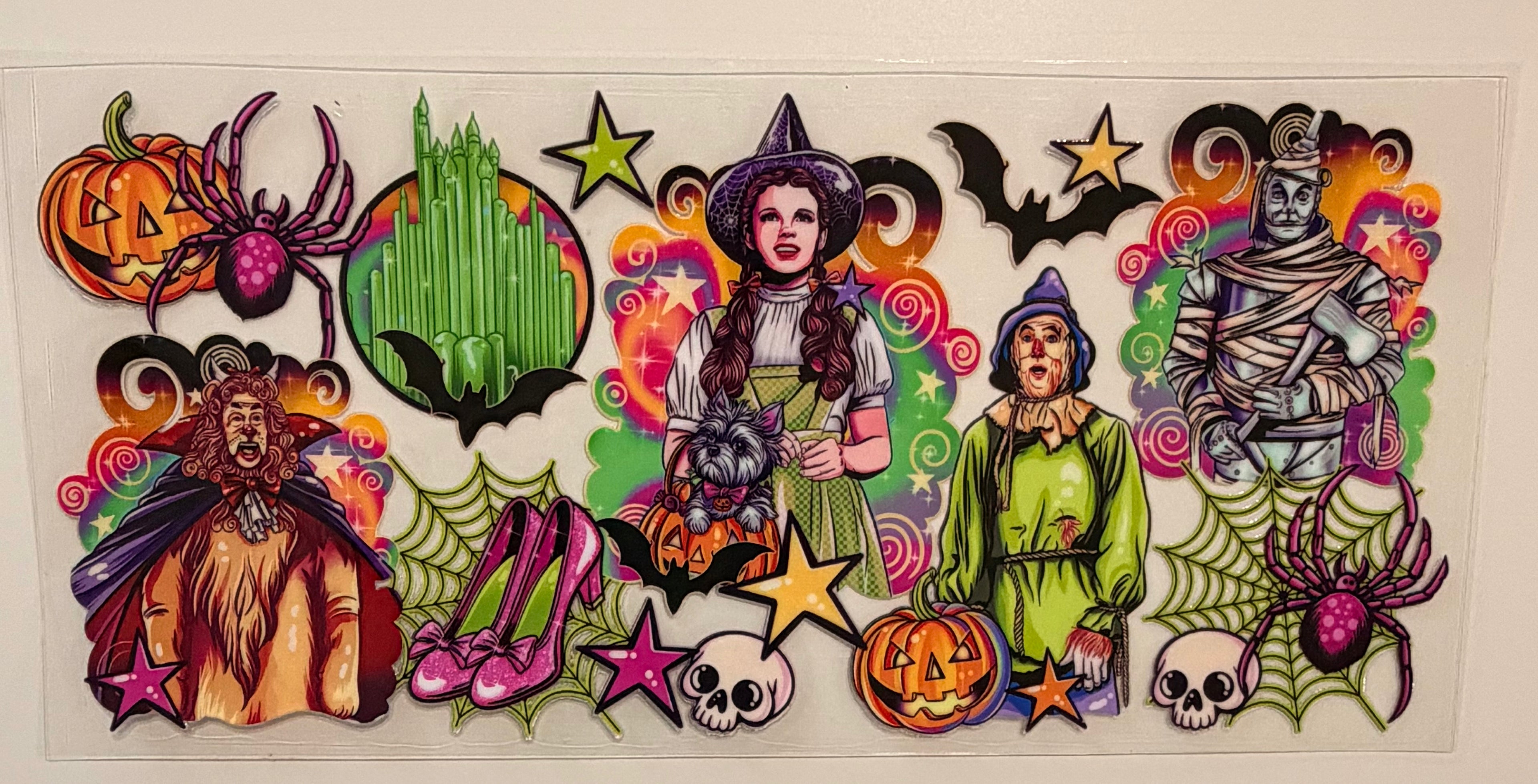 Horror & Halloween Wrap 004 cup design