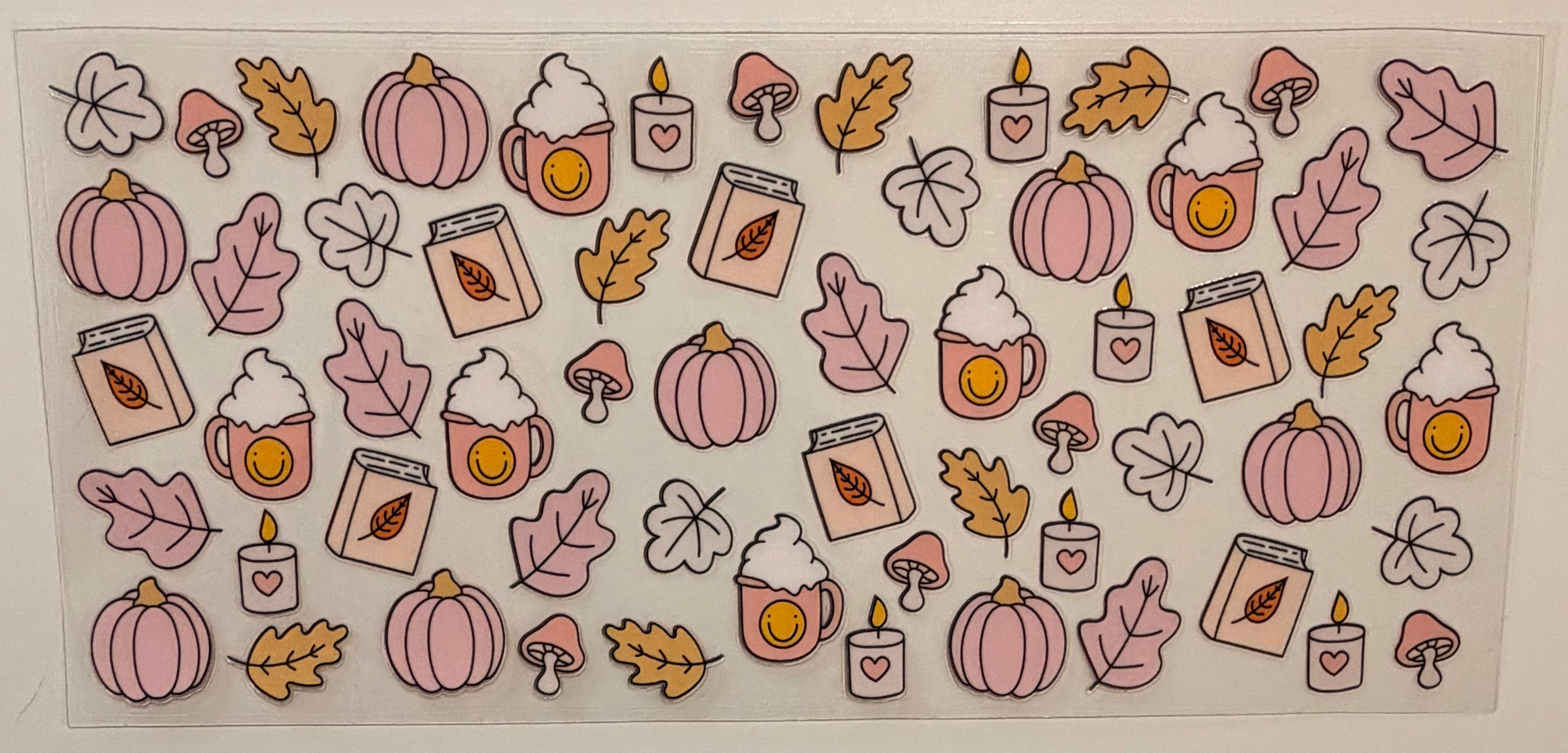 Horror & Halloween Wrap 005 cup design