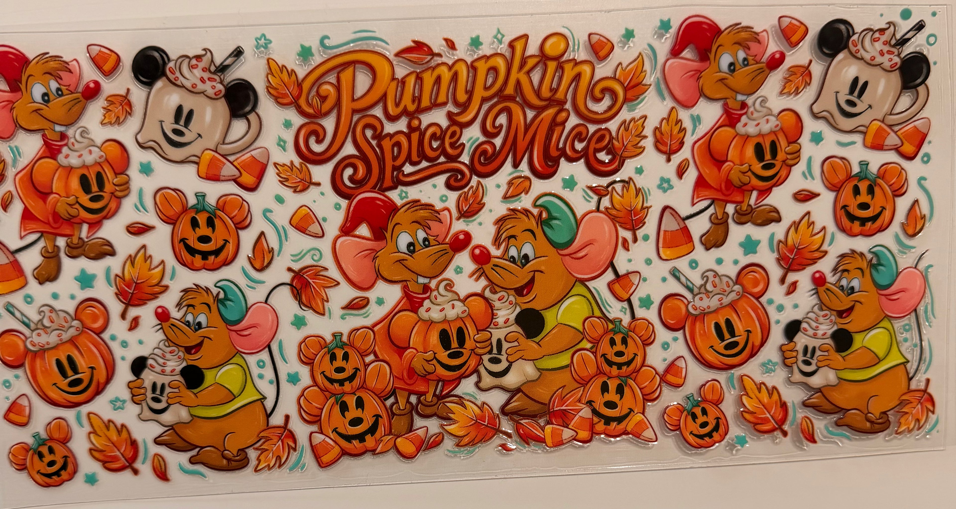 Horror & Halloween Wrap 006 cup design