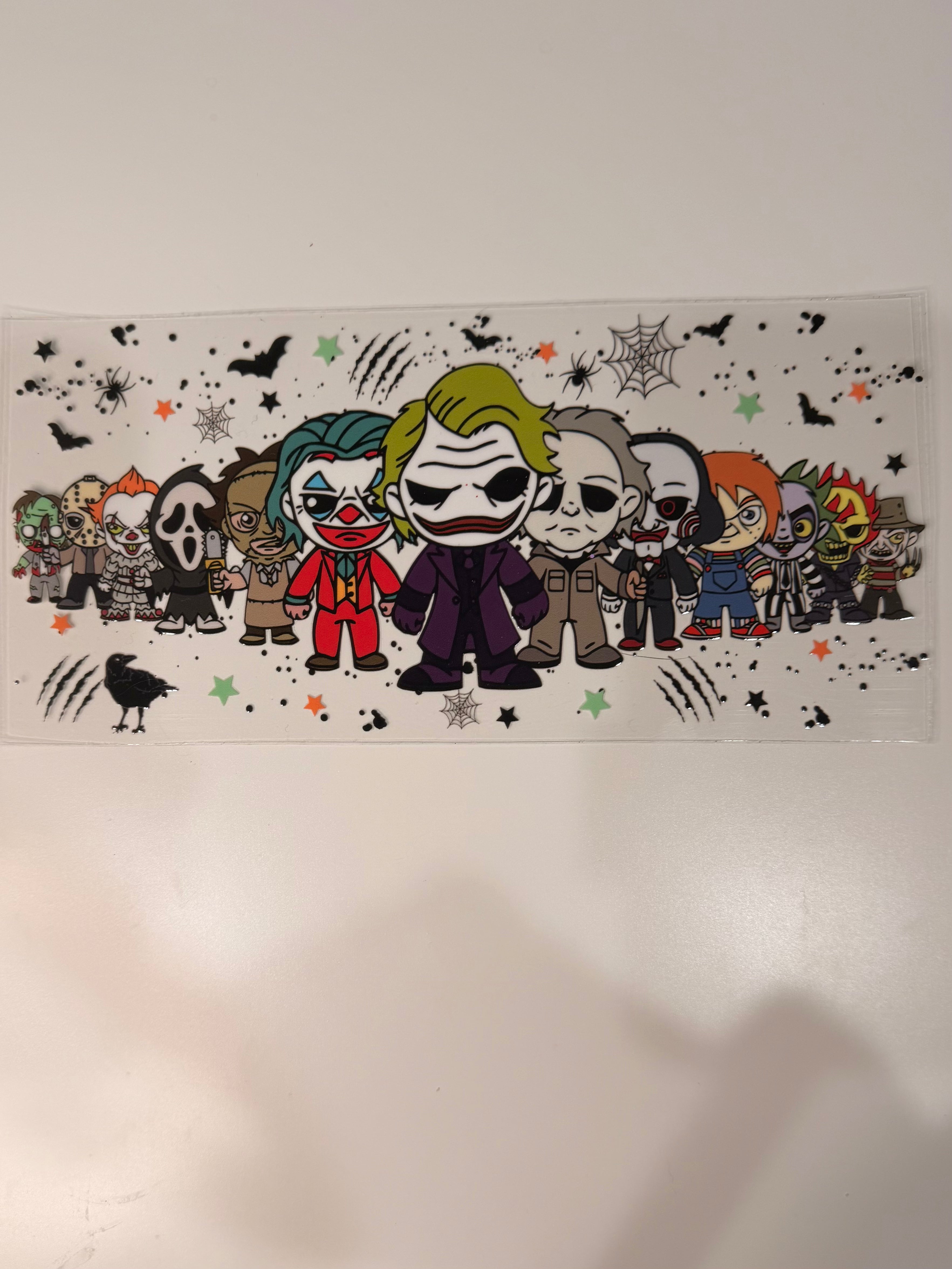 Horror & Halloween Wrap 008 cup design