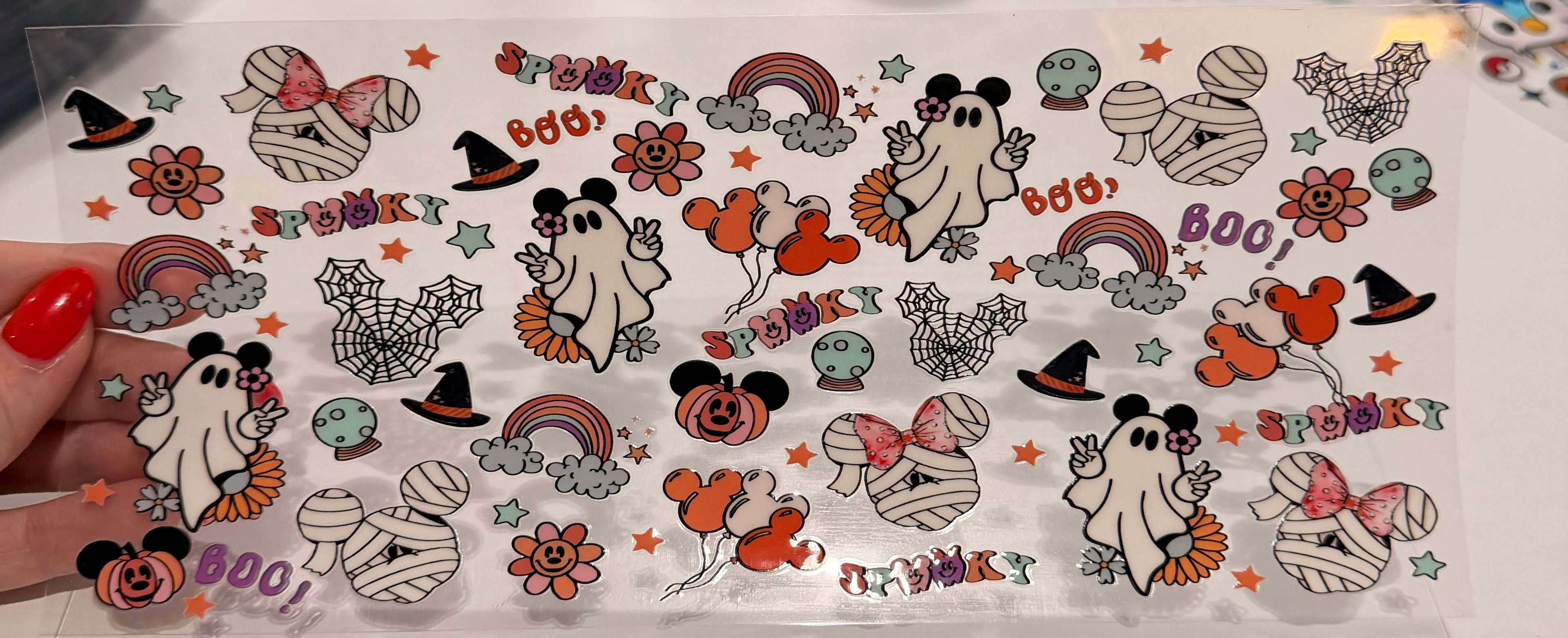 Horror & Halloween Wrap 012 cup design